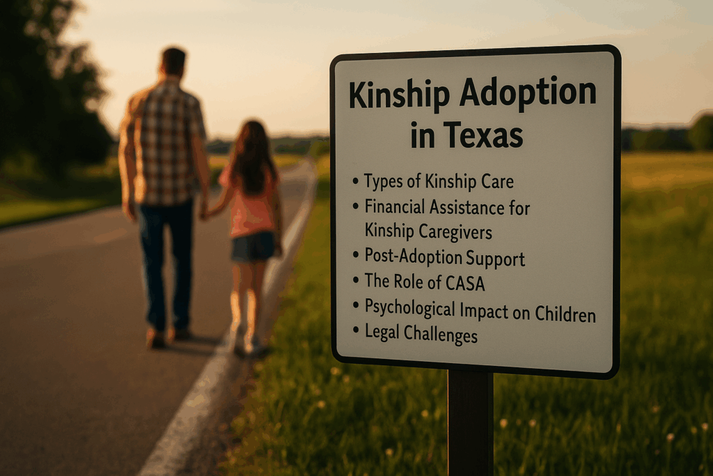 An overview of kinship adoption in Texas.