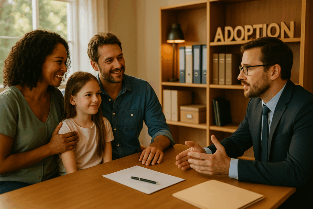 The role of adoption agencies and attorneys in the adoption process.