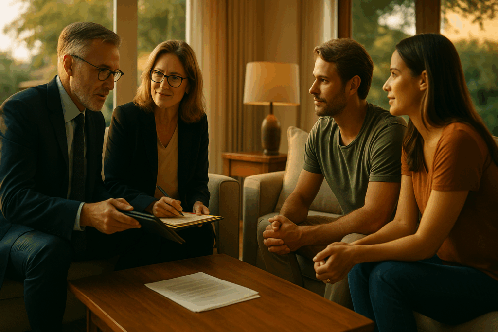 Experienced adoption attorneys guiding prospective adoptive parents through the adoption process.